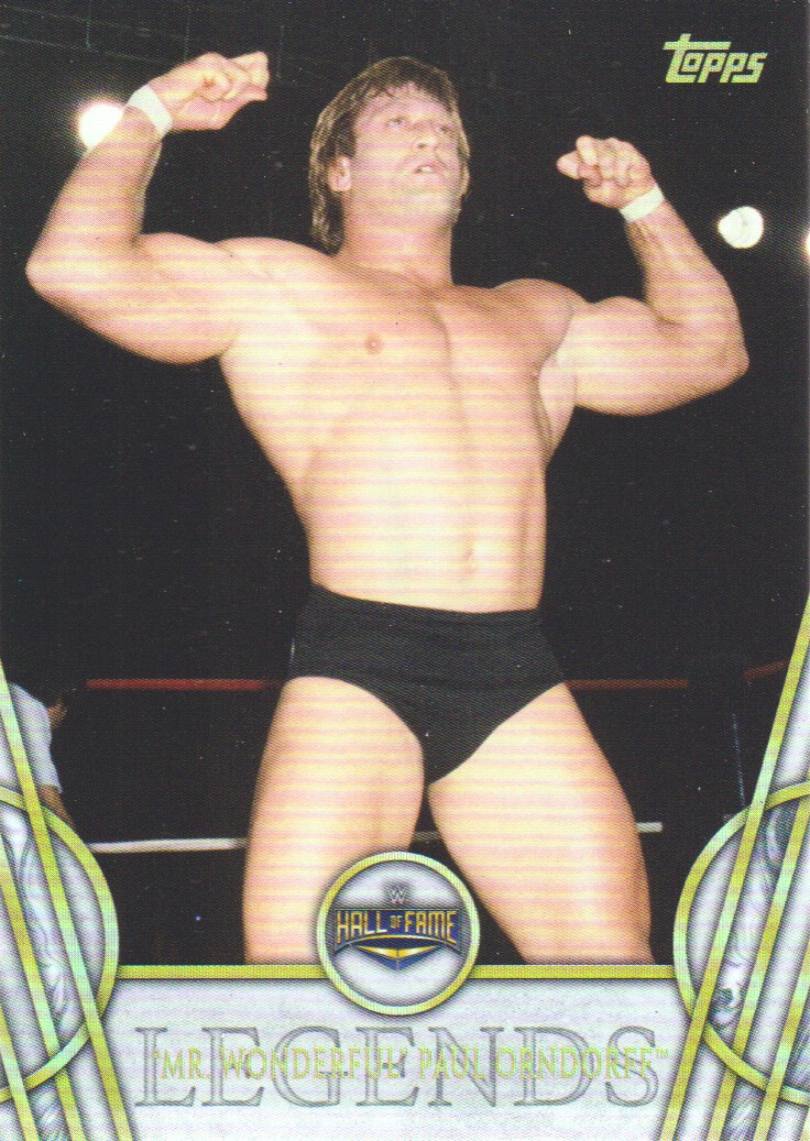 Wonderful Paul Orndorff Wrestling Card 18 Topps Heritage Wwe Big Legends Bl 37 Mr Insert Singles Sports Collectibles