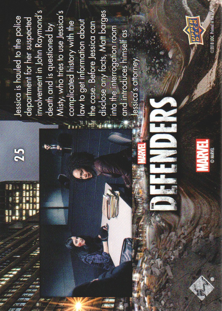 2018 Upper Deck The Defenders #25 I'm your Attorney back image