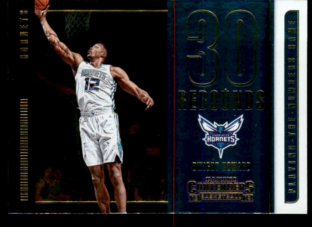2018-19 Panini Contenders Playing the Numbers Game #13 Dwight Howard