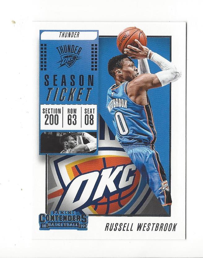 Russell Westbrook cards (2009-2023) Thunder Wizards Rockets Lakers - You Choose - Picture 78 of 133