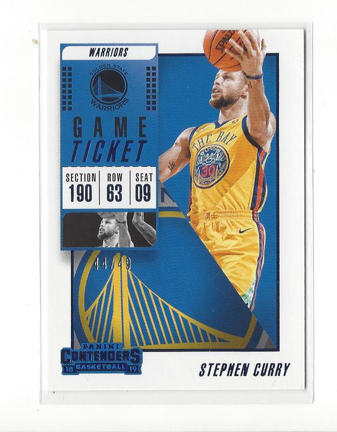 201819 Panini Contenders Game Ticket Blue 86 Stephen 201819 Panini Contenders Game Ticket Blue 86 Stephen