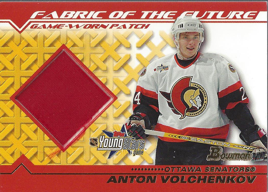 2002-03 Bowman YoungStars Patches #AV Anton Volchenkov