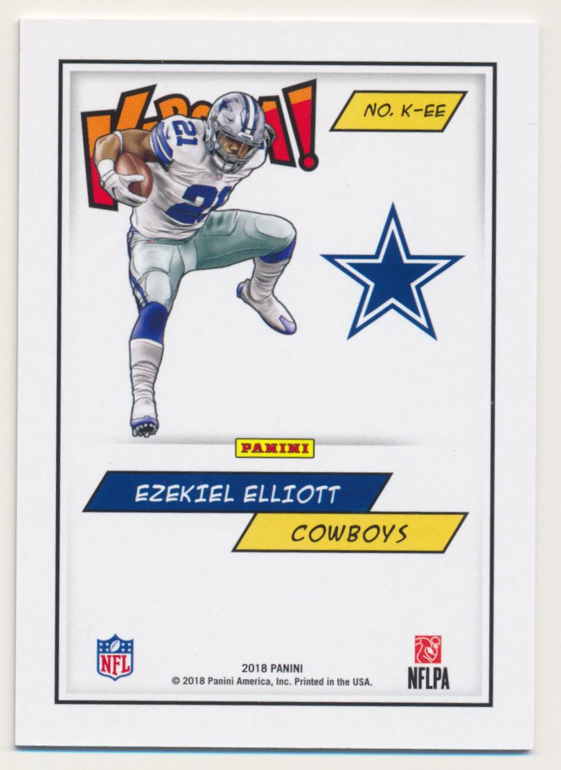 : 2018 Panini Contenders Season Tickets #73 Ezekiel Elliott NM-MT  Dallas Cowboys Official NFL Football Card : Everything Else