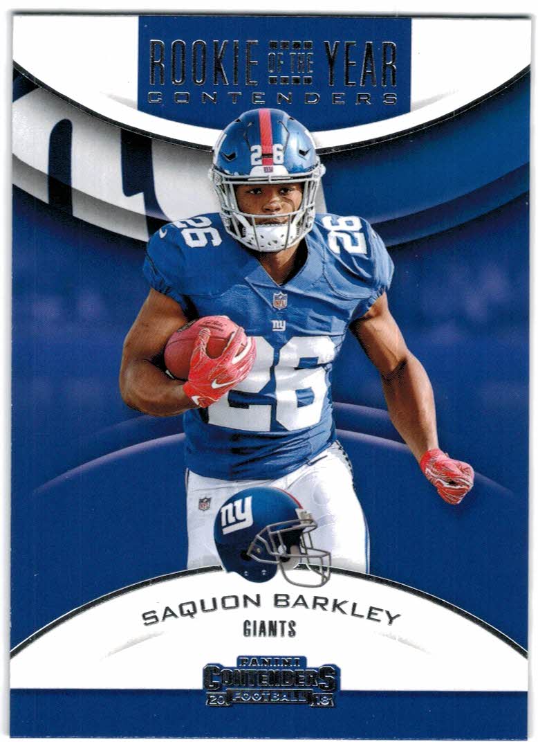 2022 Panini Contenders Season Ticket #70 Saquon Barkley New York