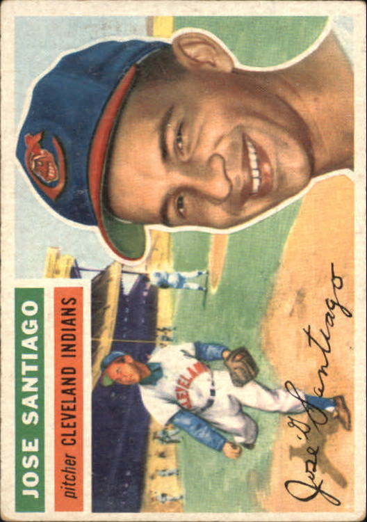1956 Topps # 59 Jose Santiago   VG/EX   Cleveland Indians A11522
