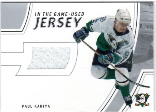 2002-03 ITG Used Jerseys #GUJ9 Paul Kariya