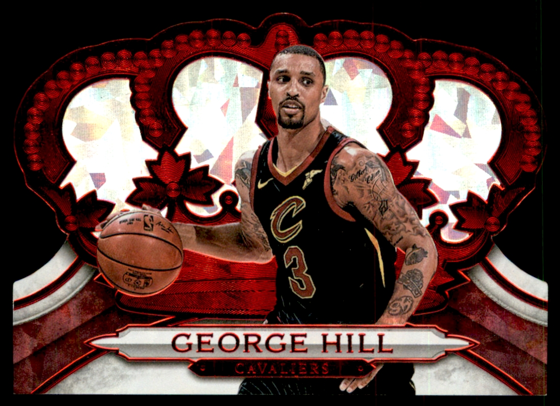 2018-19 Crown Royale Crystal Red #58 George Hill