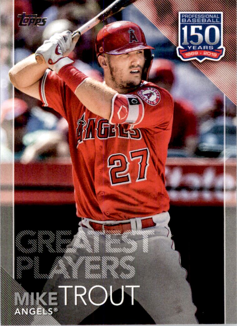 2019 Topps 150 Years of Professional Baseball #15075 Mike Trout