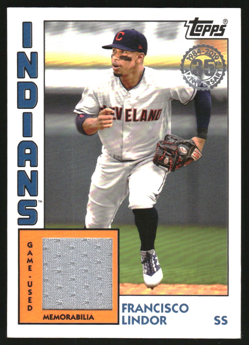 2019 Topps '84 Topps Relics #84RFL Francisco Lindor