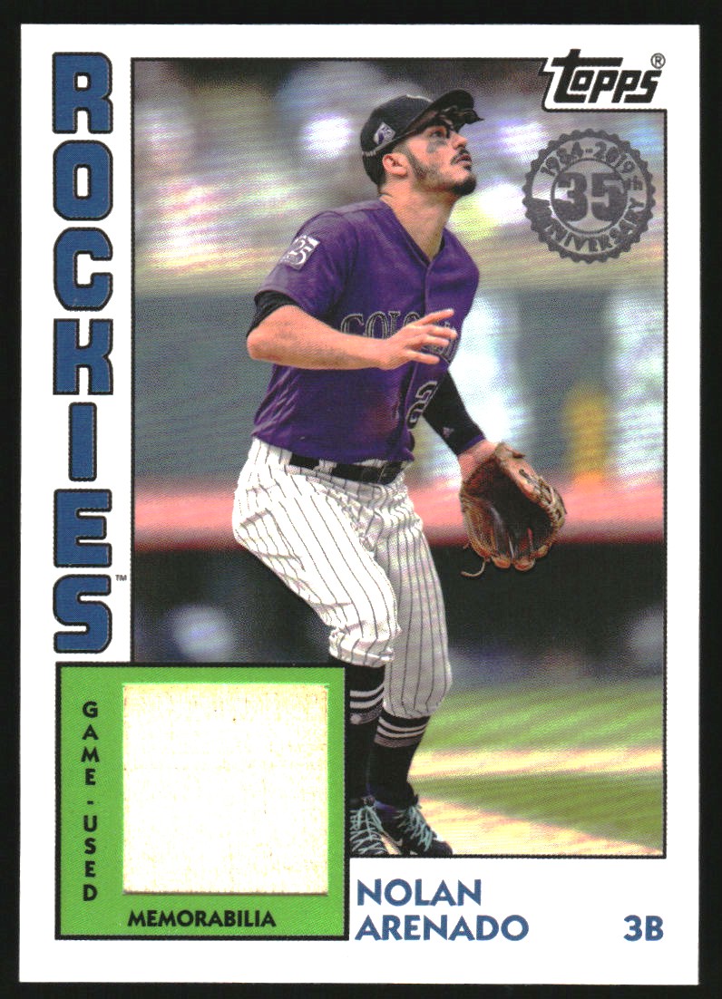 2019 Topps '84 Topps Relics #84RNA Nolan Arenado