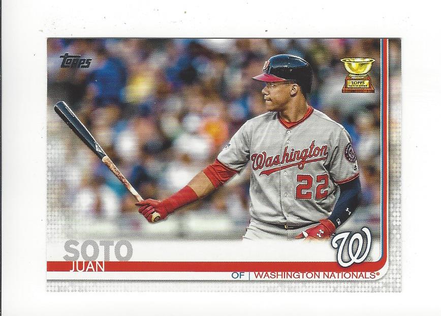 Juan Soto 2019 Topps Gallery Autograph Baseball Card #7 PSA/DNA 10