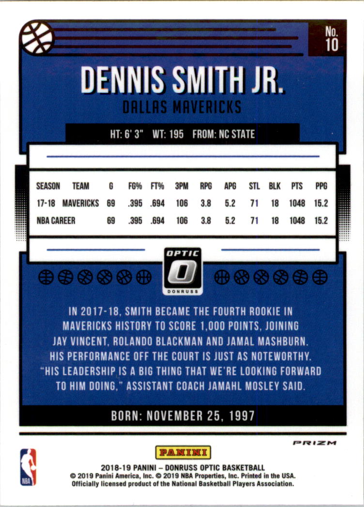 2018-19 Donruss Optic Basketball Card Pick (Inserts)