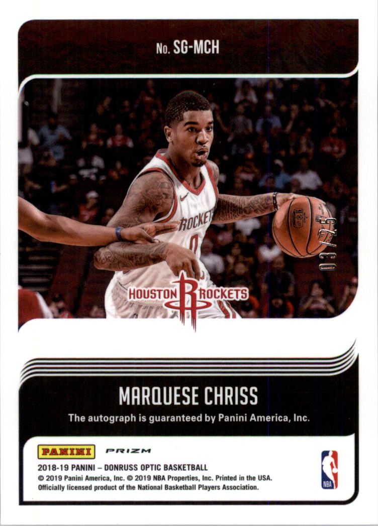 2018-19 Donruss Optic Basketball Card Pick (Inserts)