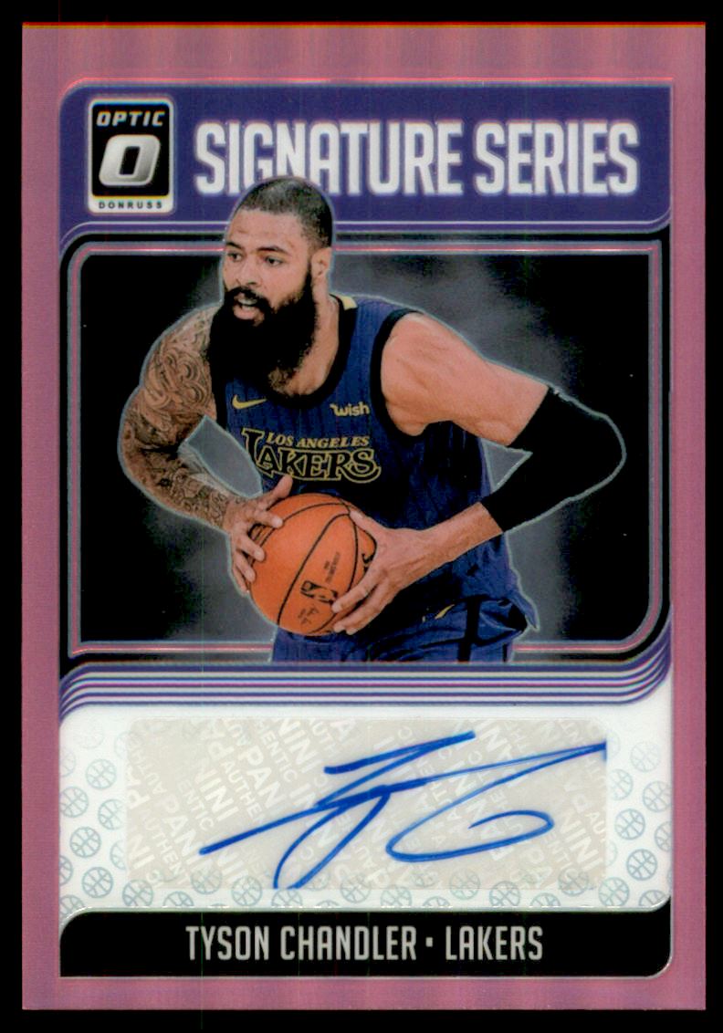 2018-19 Donruss Optic Signature Series Pink #6 Tyson Chandler