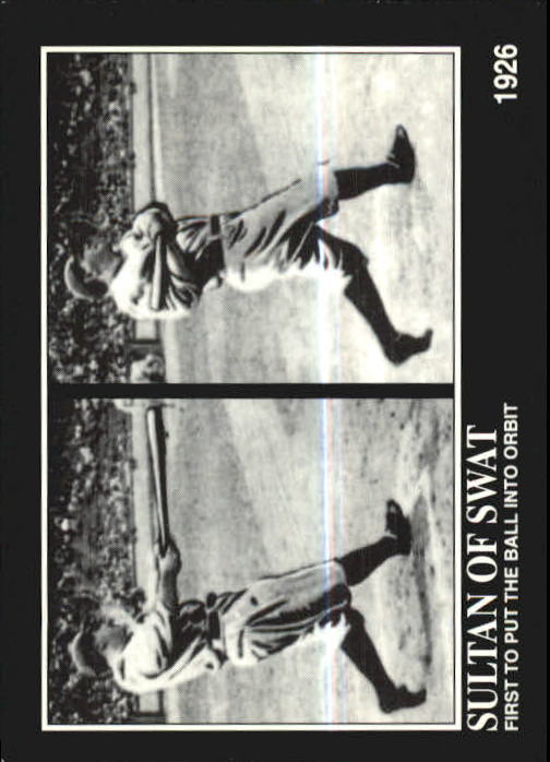 1992 Megacards Babe Ruth #110 Babe Ruth SULTAN OF SWAT R11399* - NM-MT