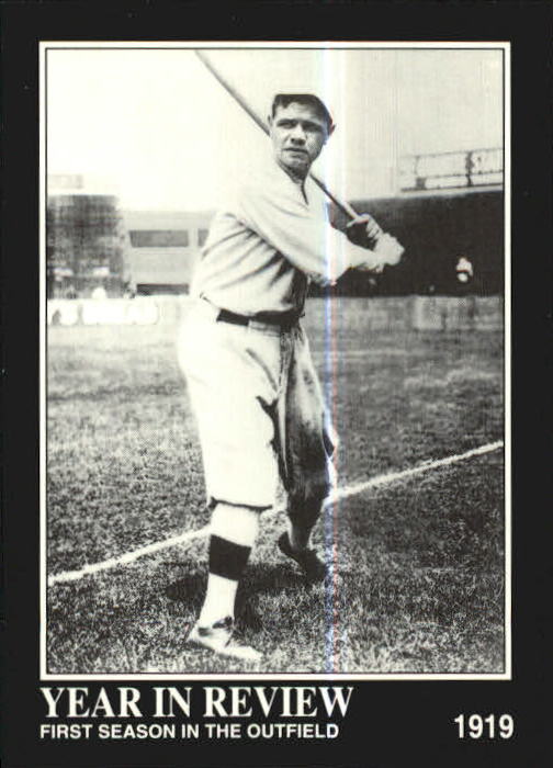 1992 Megacards Babe Ruth #11 Babe Ruth YEAR IN REVIEW R11547* - NM-MT