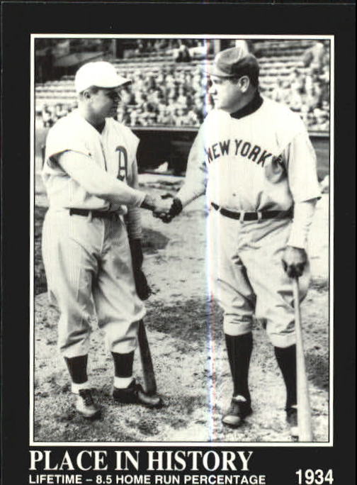 1992 Megacards Babe Ruth #47 Babe Ruth PLACE IN HISTORY R11631* - NM-MT