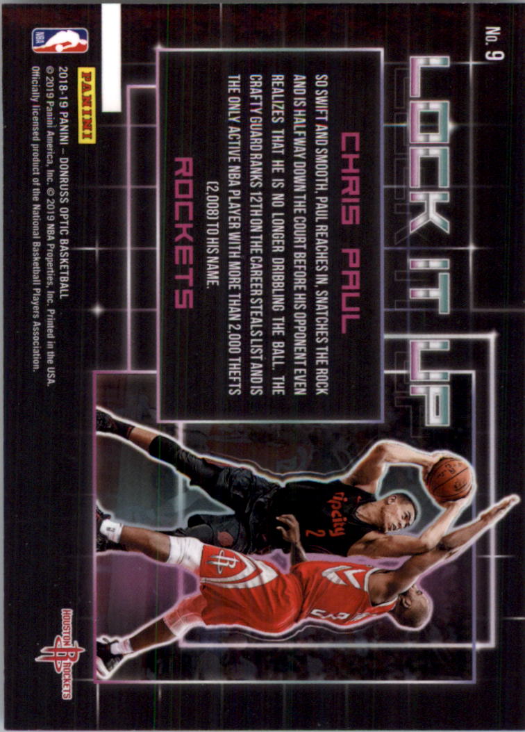 2018-19 Donruss Optic Basketball Card Pick (Inserts)