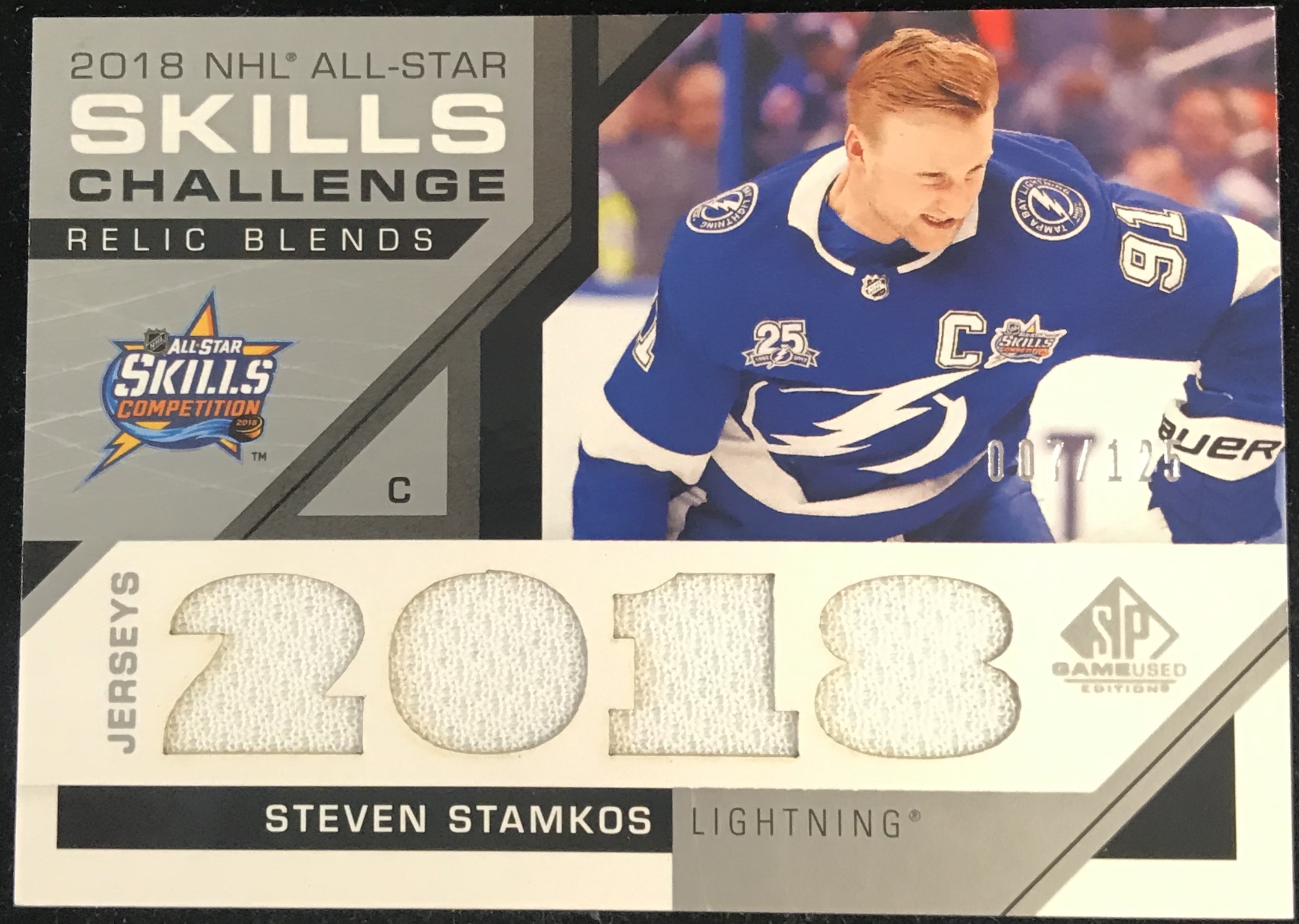 2018-19 SP Game Used '18 All Star Skills Relic Blends #ASRBSS Steven Stamkos