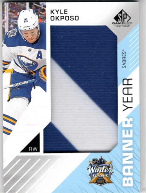 2018-19 SP Game Used Banner Year '18 Winter Classic #BWCKO Kyle Okposo