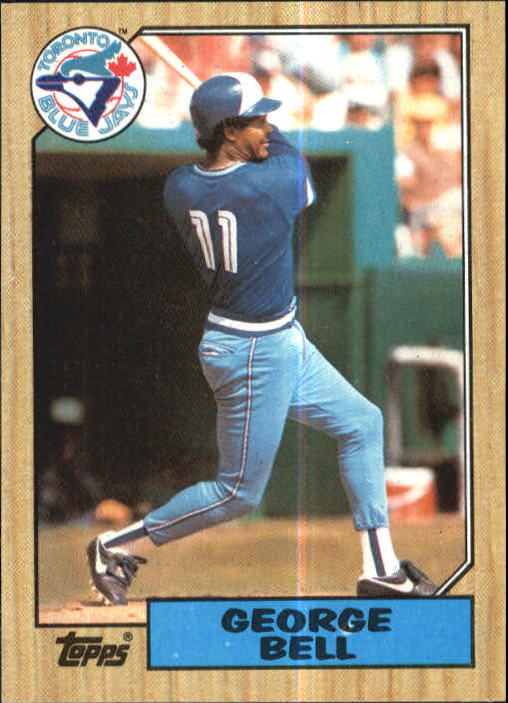 1987 Topps #681 George Bell BLUE JAYS R12361*
