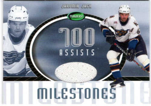 2002-03 Parkhurst Milestones #MS5 Jaromir Jagr