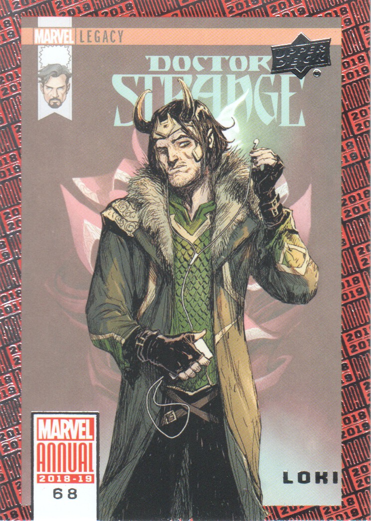 2018-19 Upper Deck Marvel Annual #68 Loki