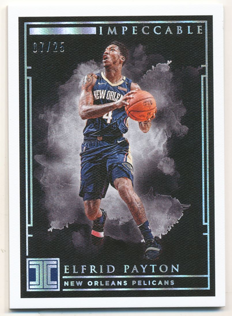 2018-19 Panini Impeccable Holo Silver #3 Elfrid Payton