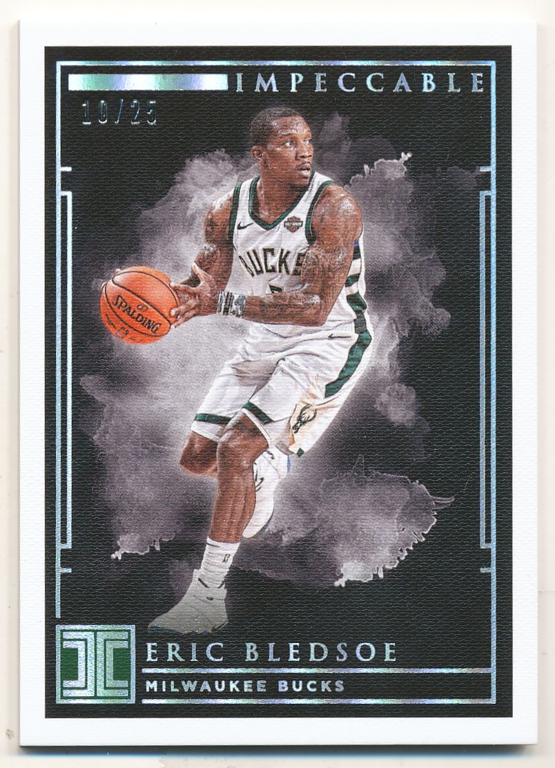 2018-19 Panini Impeccable Holo Silver #33 Eric Bledsoe