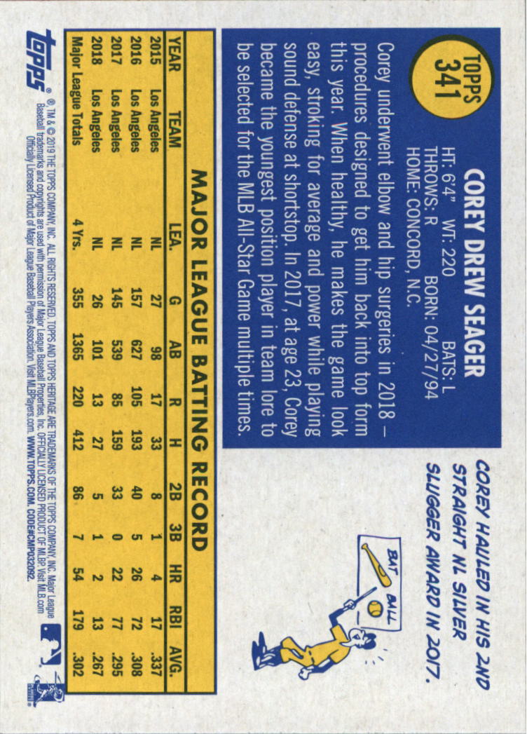 2019 Topps Heritage Baseball Card Pick (Base) 251-546