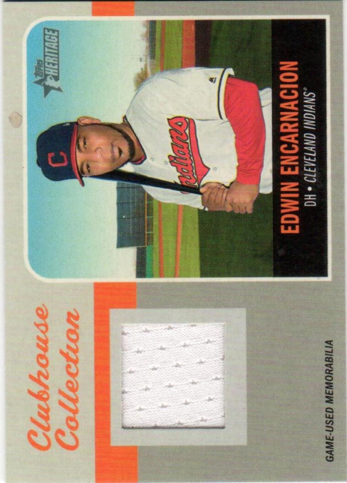 2019 Topps Heritage Clubhouse Collection Relics #CCREE Edwin Encarnacion