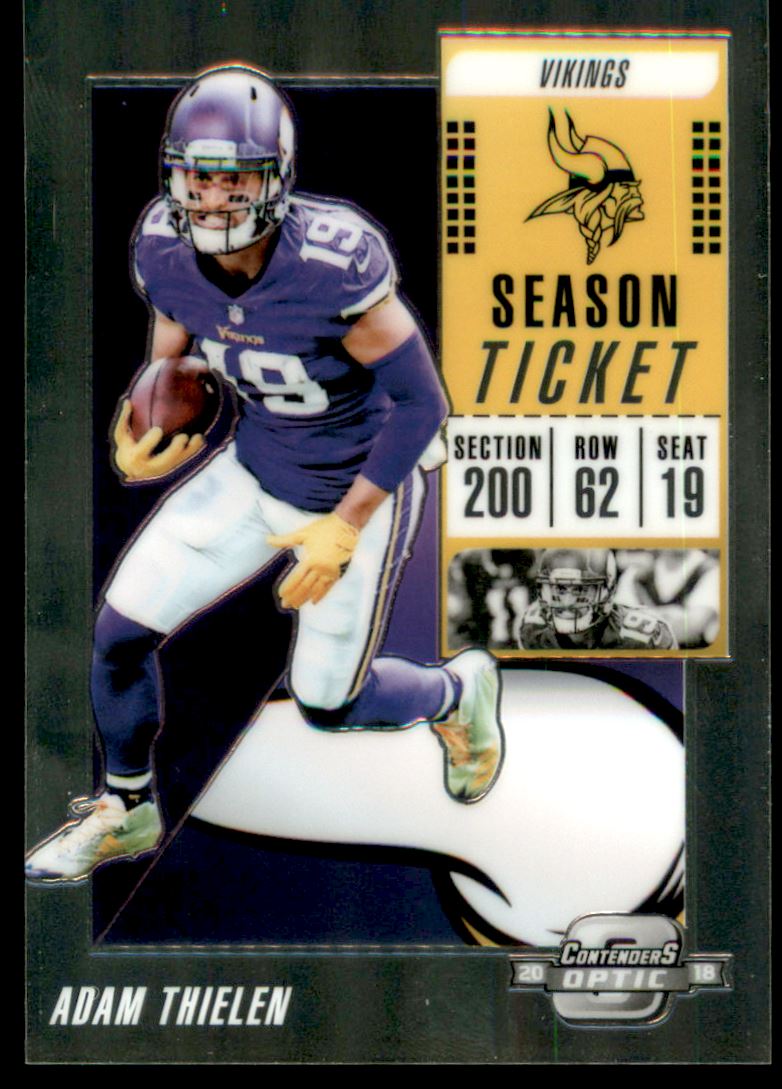 2018 Panini Contenders Optic #38 Adam Thielen