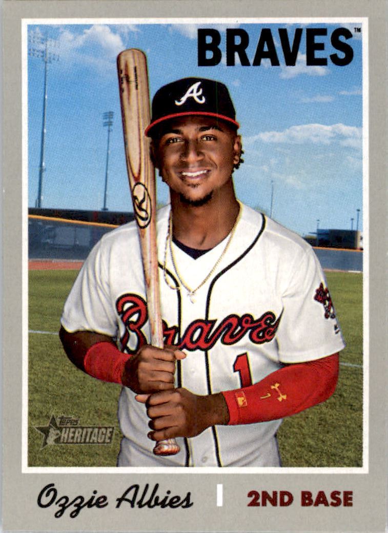 2019 Topps Heritage French Text #436 Ozzie Albies