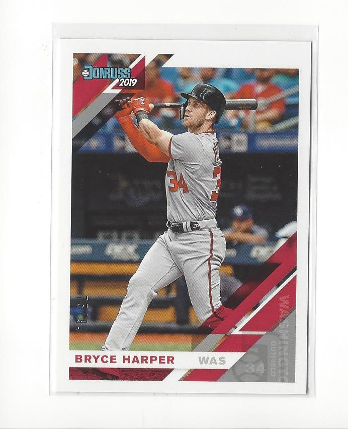 2019 Donruss Holo Back #183 Bryce Harper