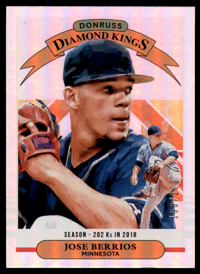 2019 Donruss Season Stat Line #7 Jose Berrios DK/202