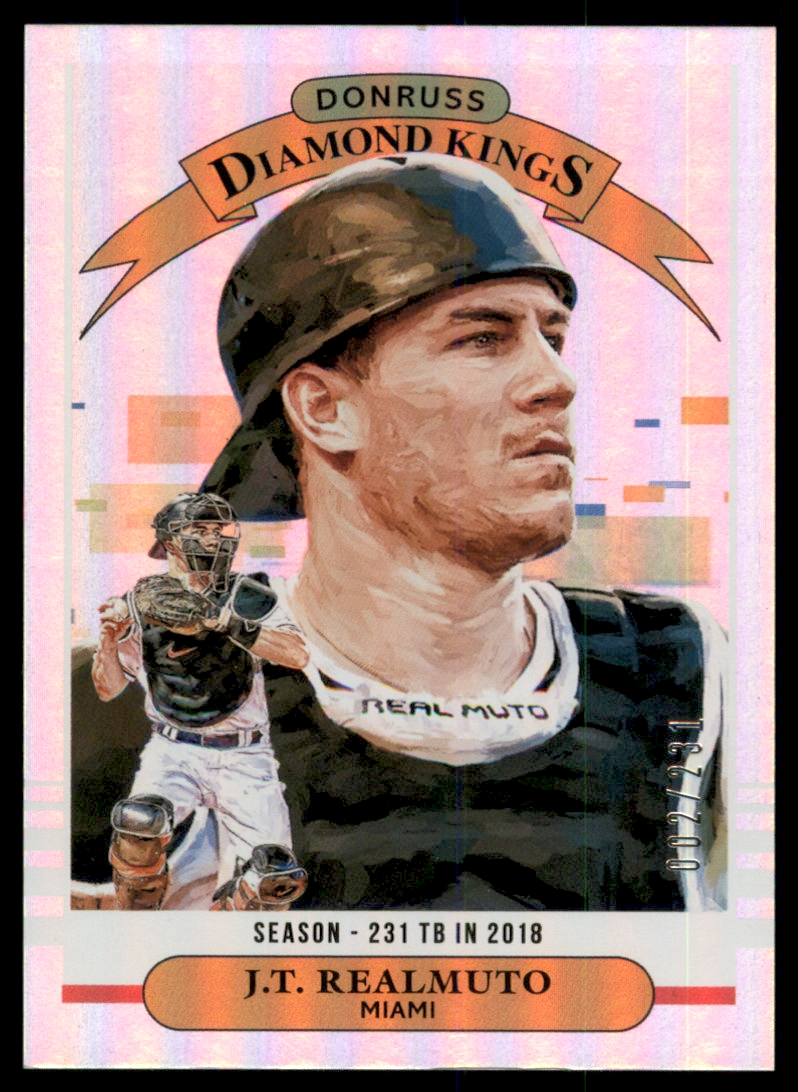 2019 Donruss Season Stat Line #20 J.T. Realmuto DK/231