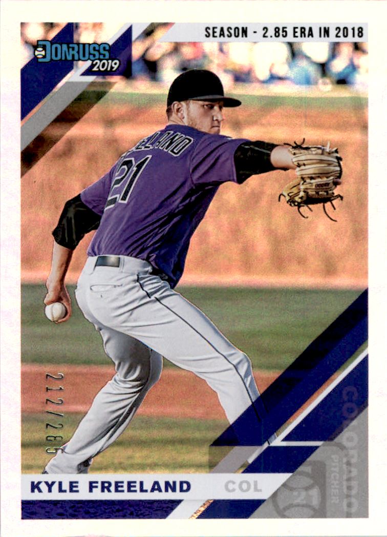 2019 Donruss Season Stat Line #126 Kyle Freeland/285