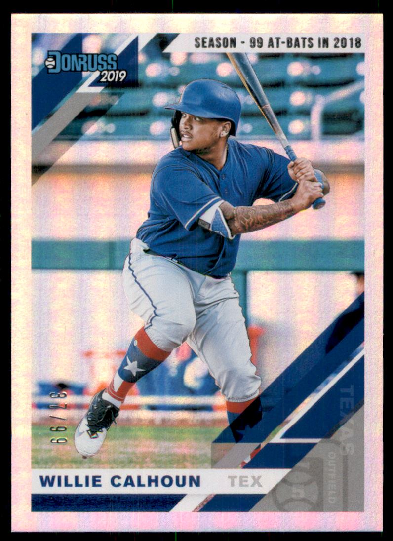 2019 Donruss Season Stat Line #150 Willie Calhoun/99
