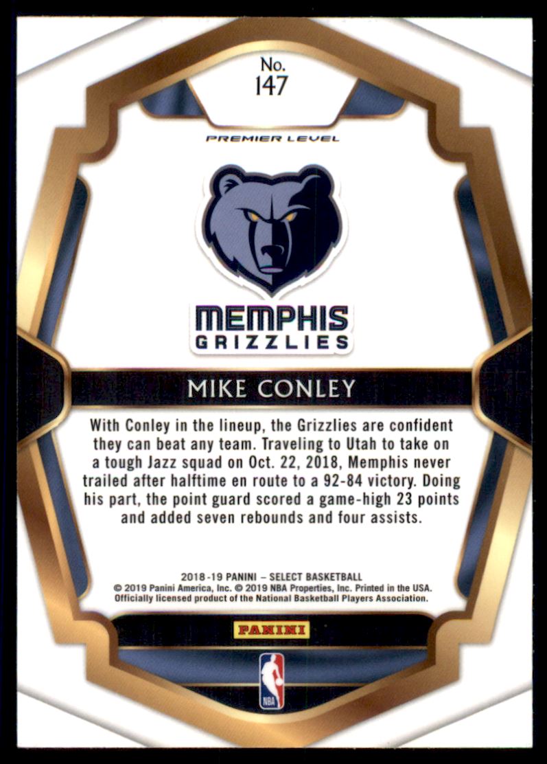2018-19 Select #147 Mike Conley on Fanatics Collect