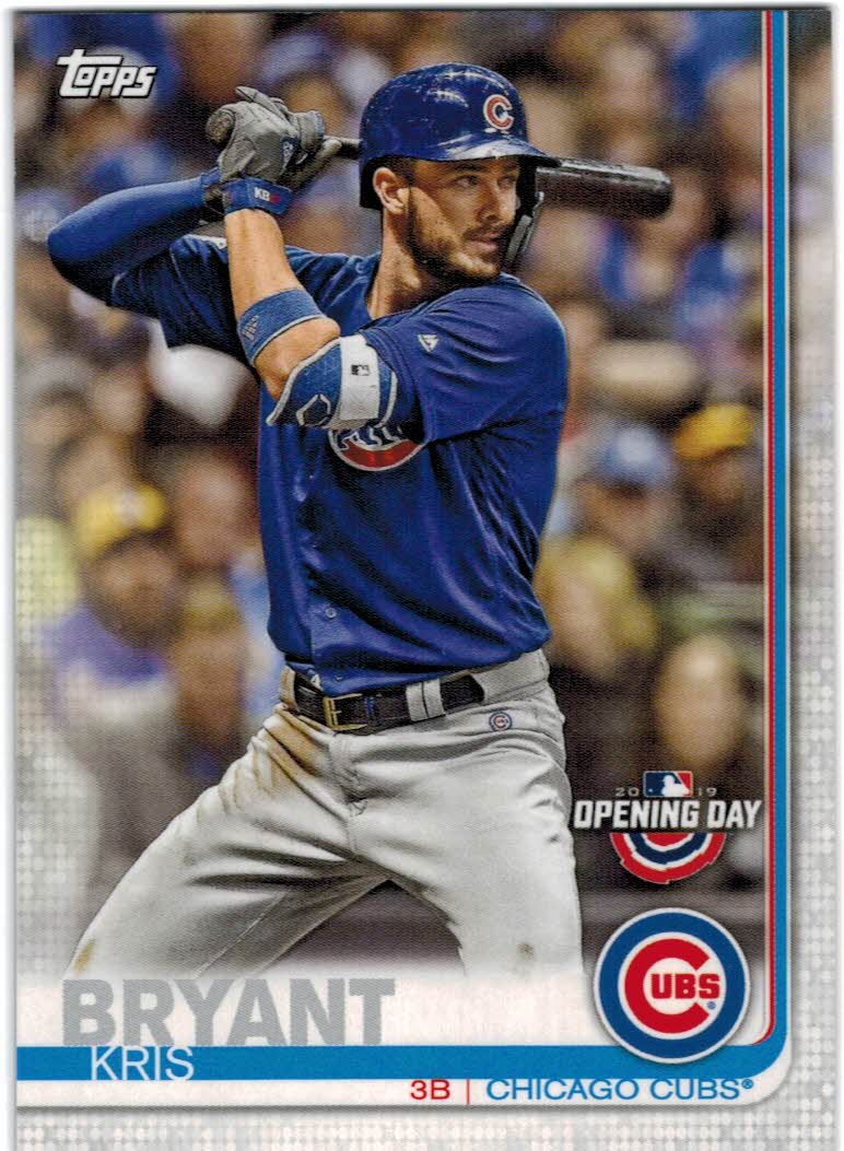  2022 Topps Opening Day #10 Kris Bryant NM-MT Giants