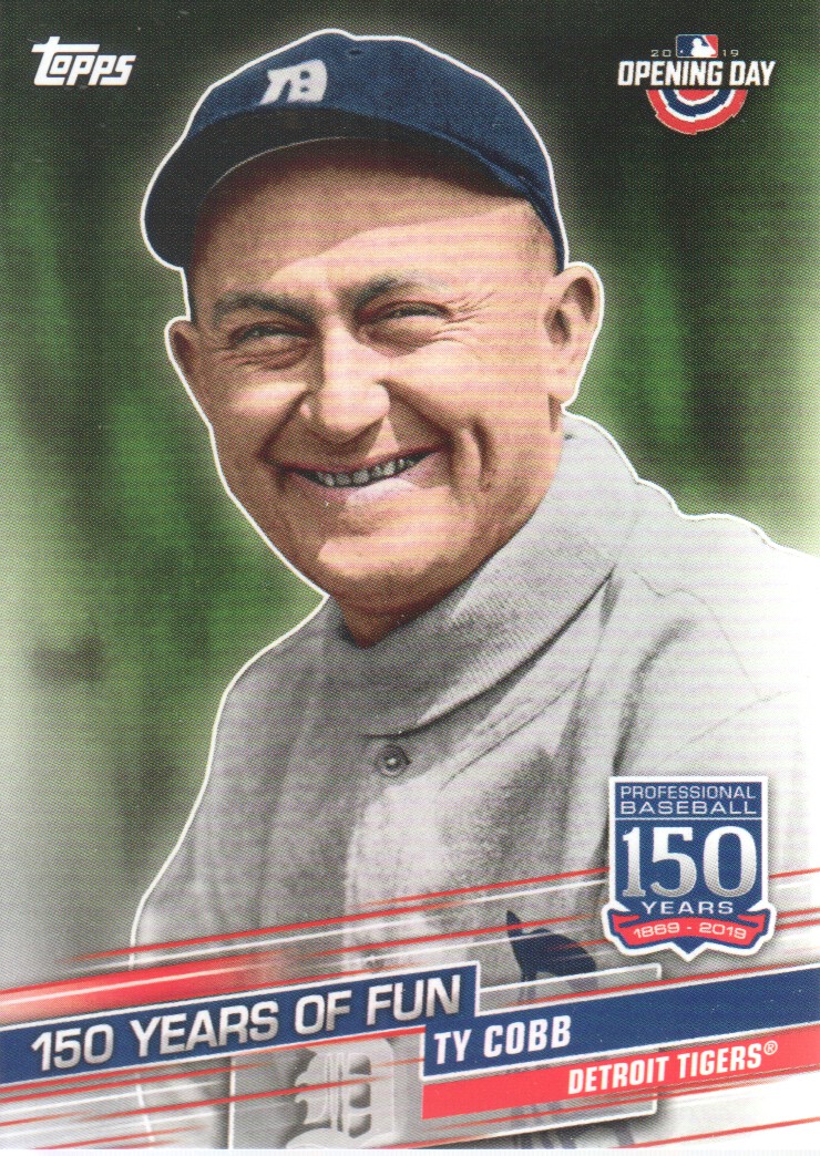 2019 Topps Opening Day 150 Years of Fun #YOF1 Ty Cobb