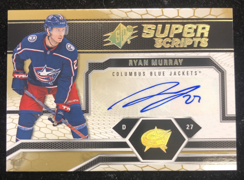 2018-19 SPx Superscripts #SSRM Ryan Murray F
