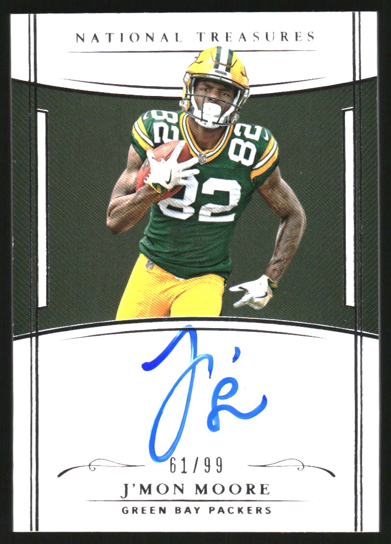 2018 Panini National Treasures Rookie Signatures #20 J'Mon Moore/99