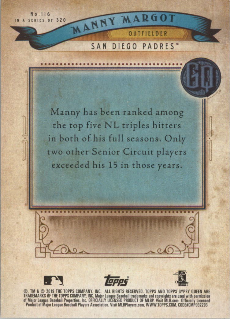 2019 Topps Gypsy Queen Baseball Card Pick 101-318