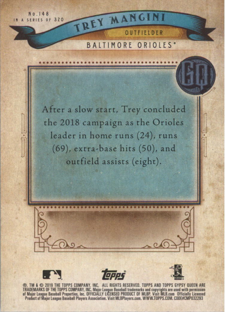 2019 Topps Gypsy Queen Baseball Card Pick 101-318