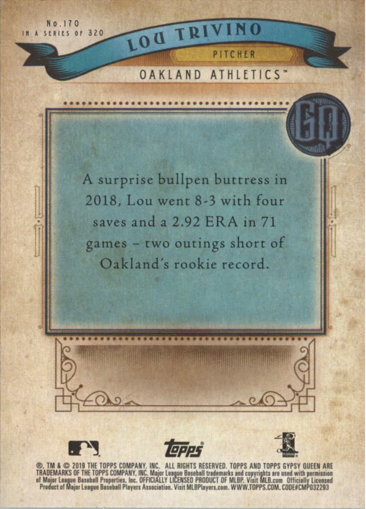 2019 Topps Gypsy Queen Baseball Card Pick 101-318