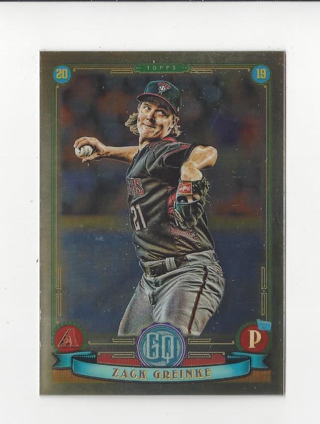 2019 Topps Gypsy Queen Chrome Box Toppers #62 Zack Greinke