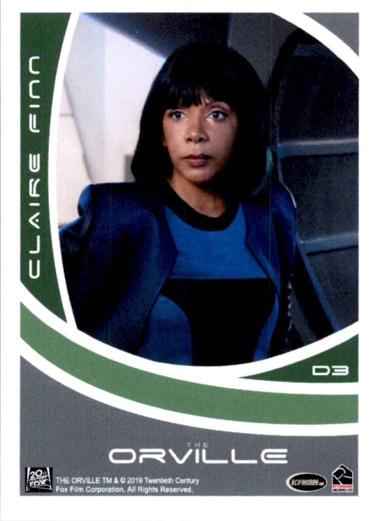 2019 Rittenhouse The Orville Season One Off-Duty #D3 Doctor Claire Finn back image