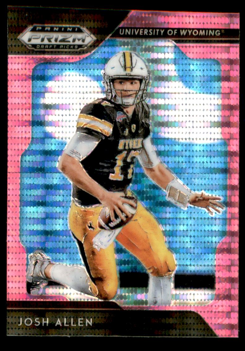 2019 Panini Prizm Draft Picks Prizms Pink Pulsar #50 Josh Allen