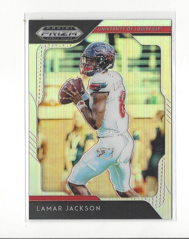 Lamar Jackson Baltimore Ravens Signed 2019 Panini #11 Football